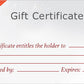 Gift Certificate with Logo