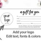 Gift Certificate with Logo